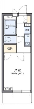 レオパレスアステック　Ⅱの物件間取画像